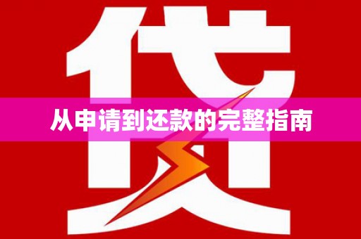 台东从申请到还款的完整指南