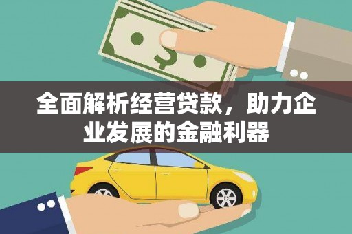 台东全面解析经营贷款，助力企业发展的金融利器