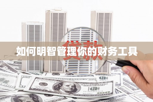 台东如何明智管理你的财务工具