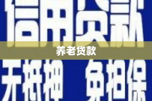 台东养老贷款
