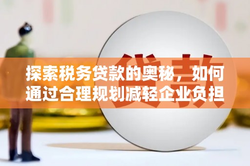 台东探索税务贷款的奥秘，如何通过合理规划减轻企业负担