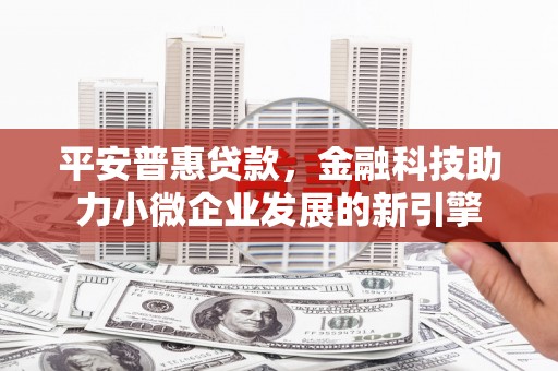 台东平安普惠贷款，金融科技助力小微企业发展的新引擎