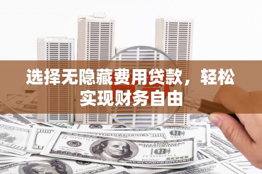 台东选择无隐藏费用贷款，轻松实现财务自由