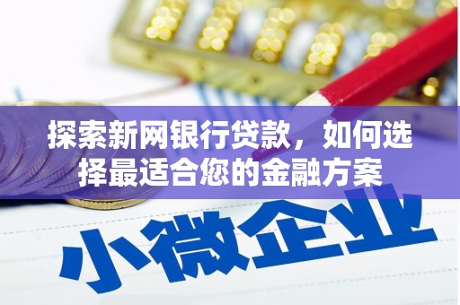 台东探索新网银行贷款，如何选择最适合您的金融方案