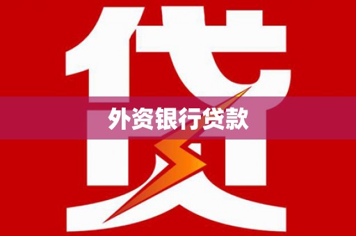 台东外资银行贷款