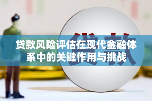 台东贷款风险评估在现代金融体系中的关键作用与挑战