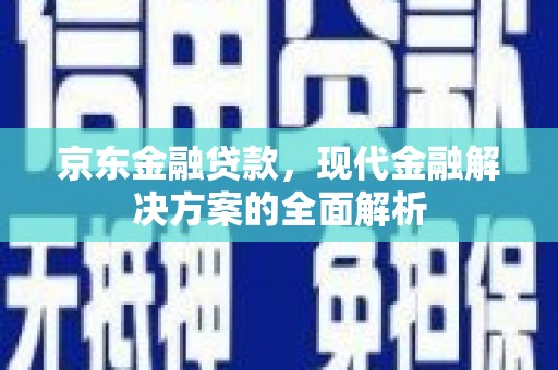 台东京东金融贷款，现代金融解决方案的全面解析