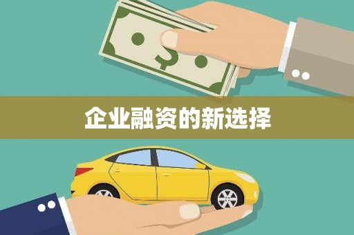 台东企业融资的新选择