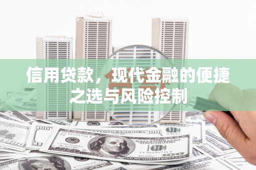 台东信用贷款，现代金融的便捷之选与风险控制