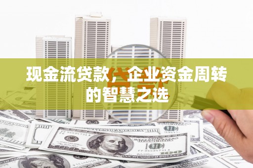 台东现金流贷款，企业资金周转的智慧之选