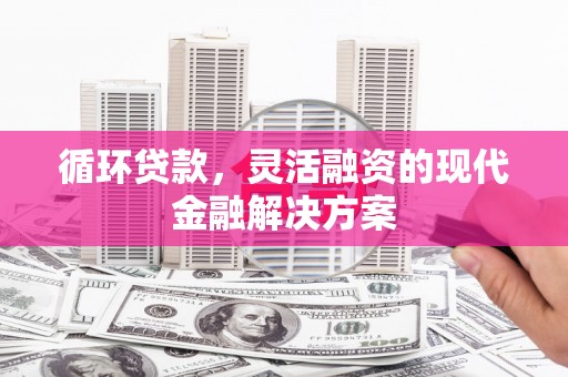 台东循环贷款，灵活融资的现代金融解决方案