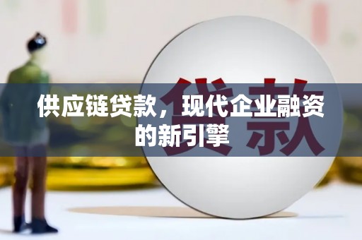 台东供应链贷款，现代企业融资的新引擎