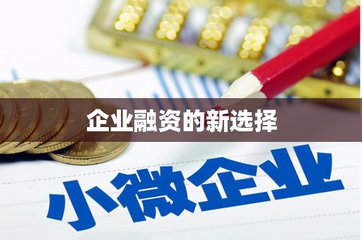 台东企业融资的新选择