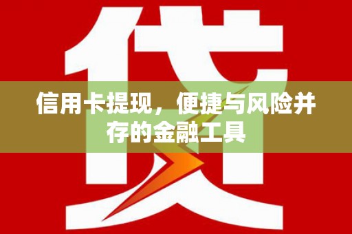 台东信用卡提现，便捷与风险并存的金融工具