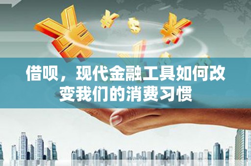 台东借呗，现代金融工具如何改变我们的消费习惯