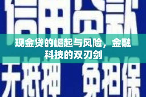 台东现金贷的崛起与风险，金融科技的双刃剑
