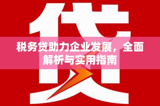 台东税务贷助力企业发展，全面解析与实用指南