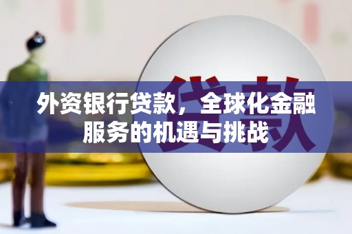 台东外资银行贷款，全球化金融服务的机遇与挑战