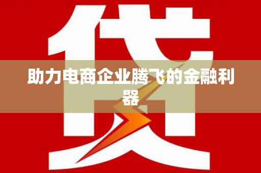 台东助力电商企业腾飞的金融利器