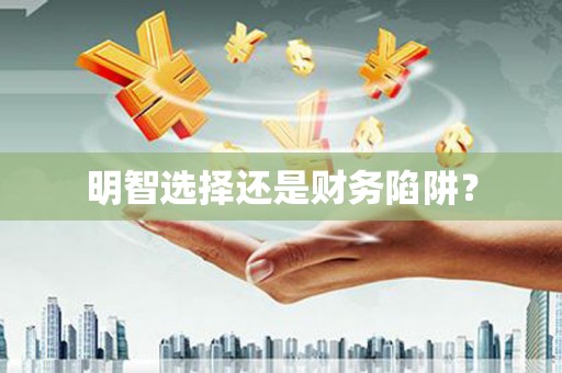 台东明智选择还是财务陷阱？