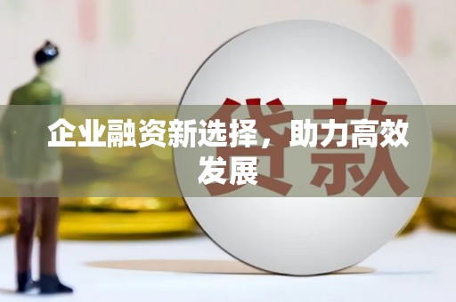 台东企业融资新选择，助力高效发展