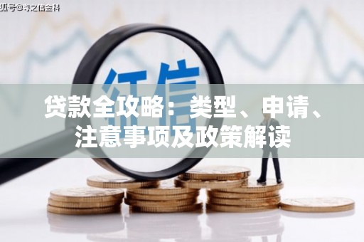 台东贷款全攻略：类型、申请、注意事项及政策解读